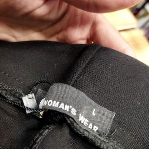 شلوار مشگی دم پا چاکدار کمرکشی L و xl