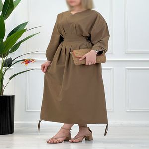 خرید اینترنتی قیمت پیراهن بلند رسمی پیله دار زنانه | تاتاتا