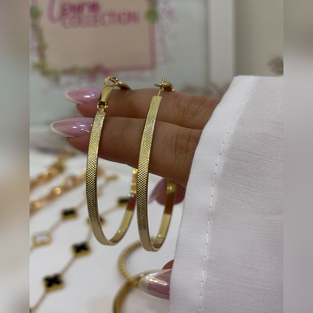 خرید اینترنتی گوشواره حلقه ای رنگ ثابت
