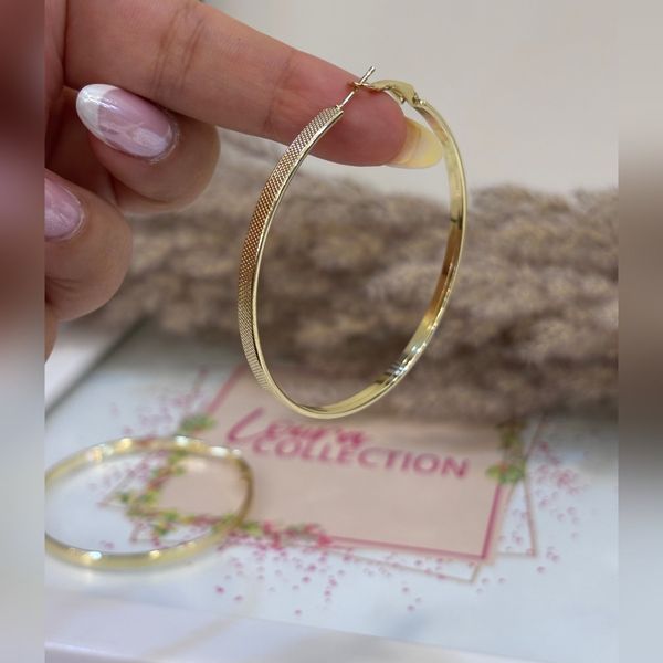 گوشواره حلقه ای رنگ ثابت