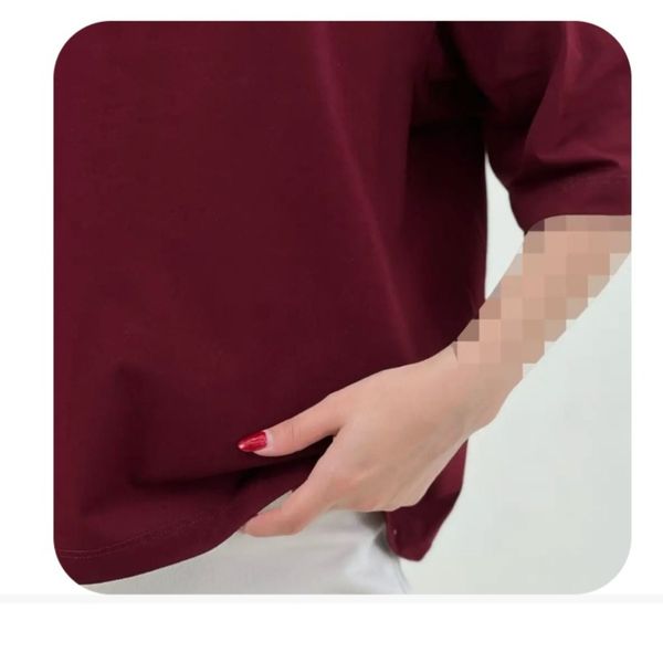 تیشرت زنانه یقه دار ترند نخ پنبه ضدحساسیت