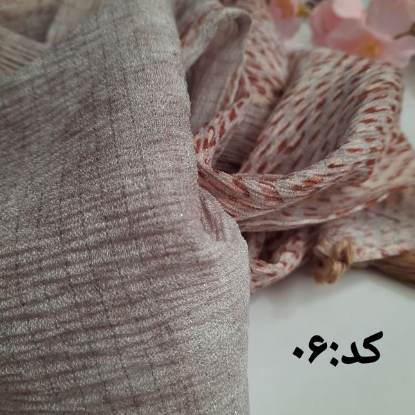 شال زنانه تابستانه لمه دار برشکا کدA06