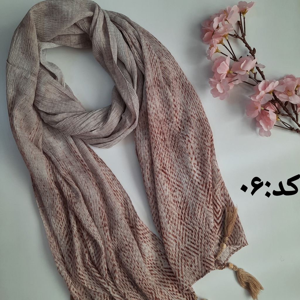 خرید اینترنتی قیمت شال زنانه تابستانه لمه دار برشکا کدA06