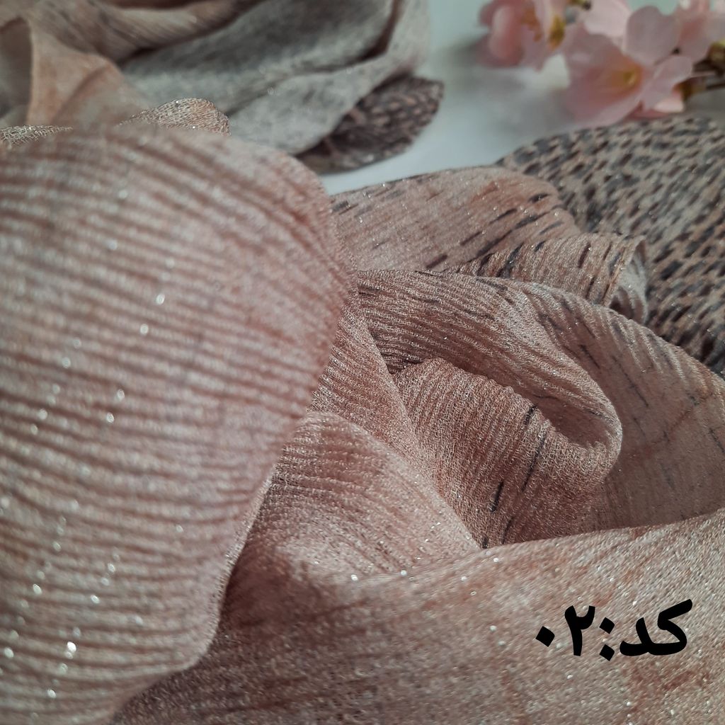 خرید اینترنتی قیمت شال زنانه تابستانه لمه دار برشکا کد A02