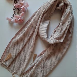 شال زنانه تابستانه برشکا طرح دار کد A09