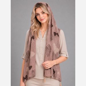 شال زنانه تابستانه برشکا طرح دار کد P08