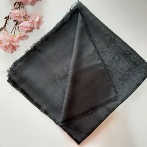 خرید اینترنتی قیمت روسری ژاکارد ابریشم رنگ نوک مدادی قواره 120 کدM03