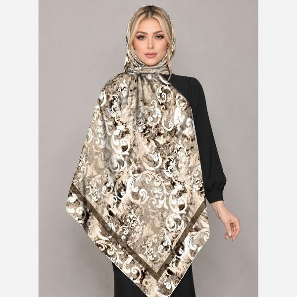 روسری نخی قواره 100 سیمارو کد P34051
