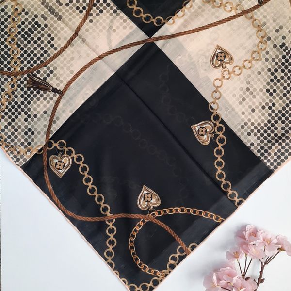 روسری نخی قواره 100 سیمارو کد V37471