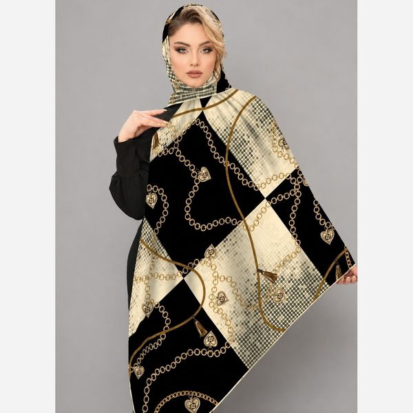 روسری نخی قواره 100 سیمارو کد V37471
