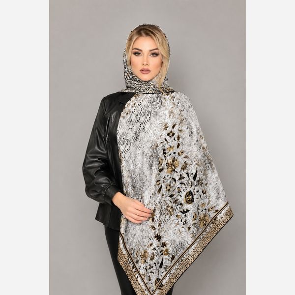 روسری نخی قواره 100 سیمارو کد P34142