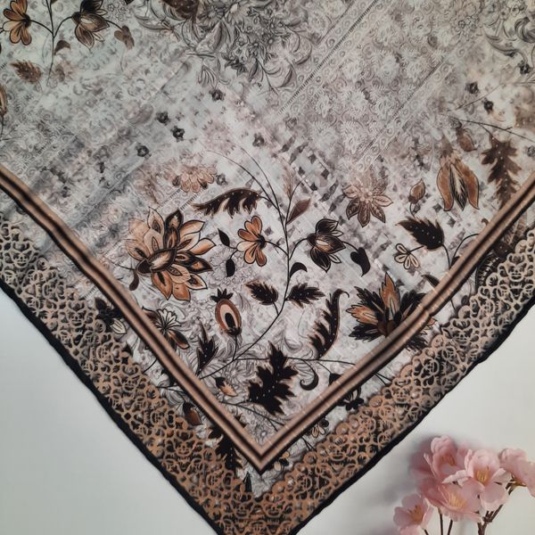 روسری نخی قواره 100 سیمارو کد P34142