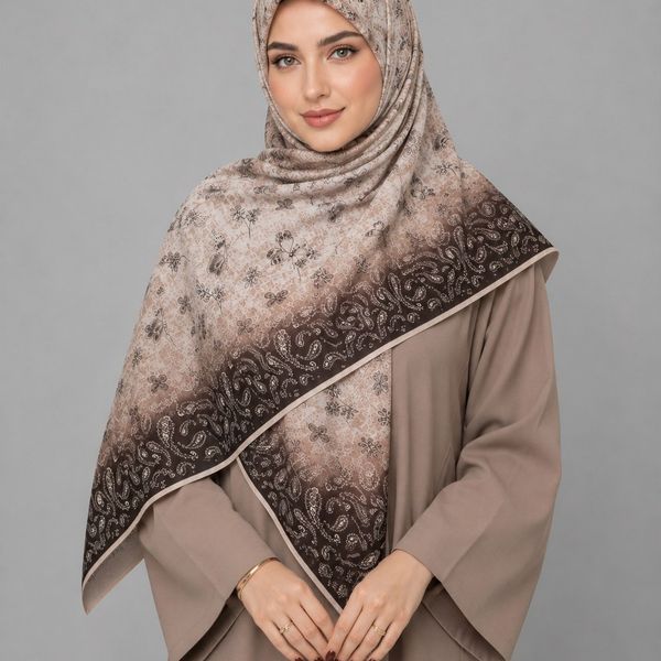 روسری نخی قواره 120 کد D253