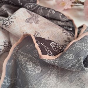 خرید اینترنتی قیمت روسری نخی قواره 120 کد D253