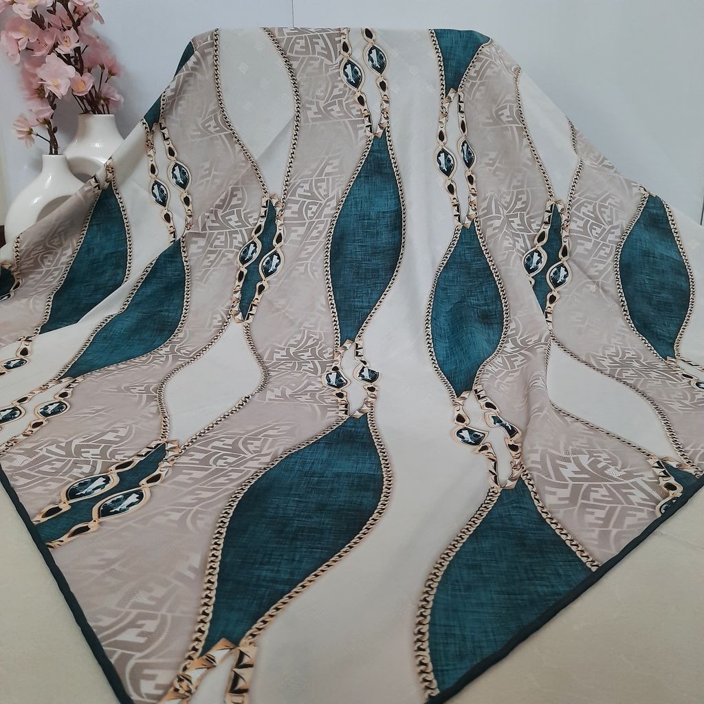 خرید اینترنتی قیمت روسری قواره 130 نخی سیمارو کدV477825
