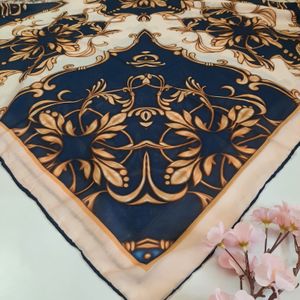 خرید اینترنتی قیمت روسری نخی قواره130 سیمارو کدP31543