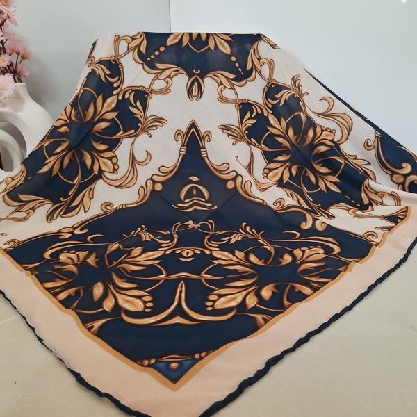 روسری نخی قواره130 سیمارو کدP31543