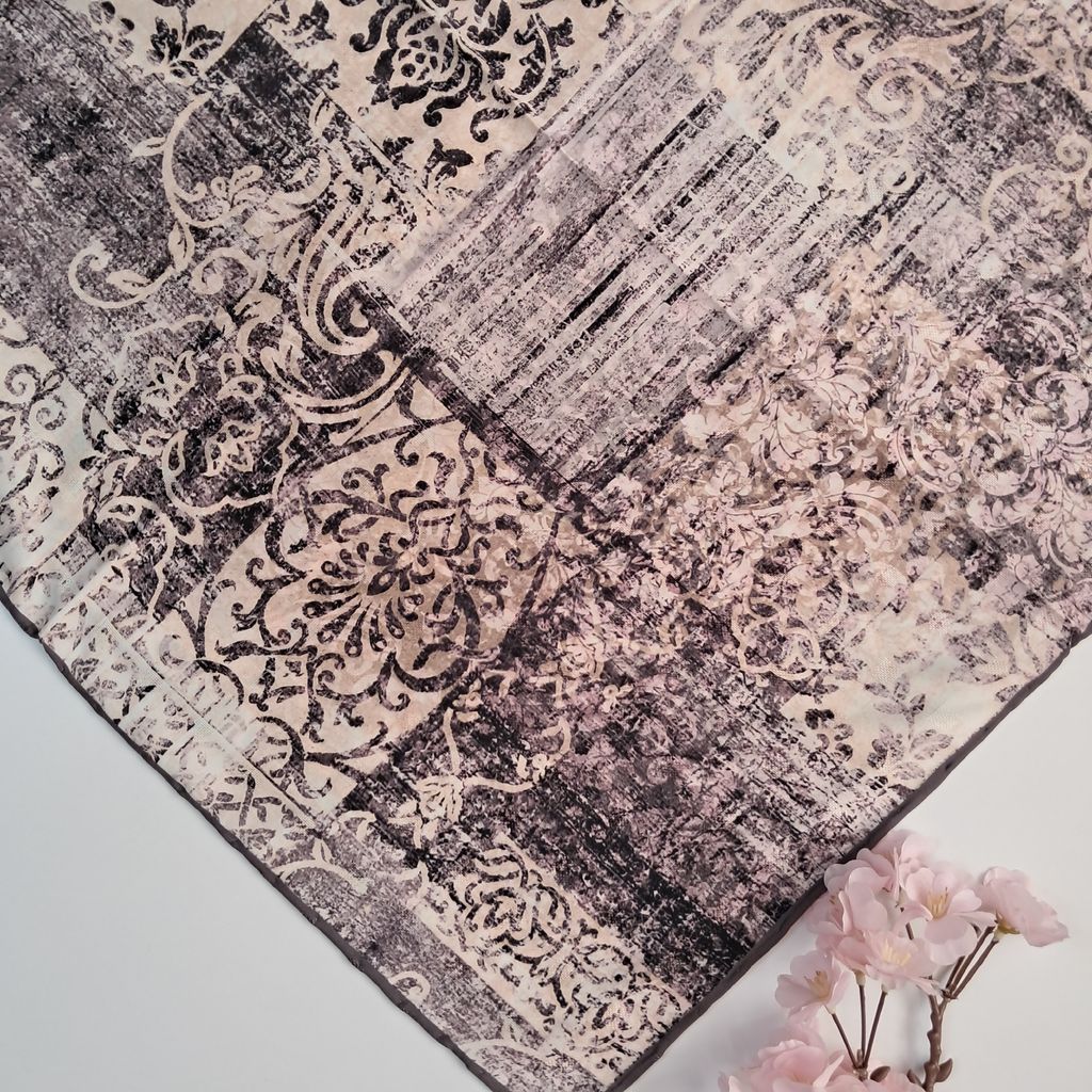 خرید اینترنتی قیمت روسری نخی قواره 130 سیمارو کدP34721