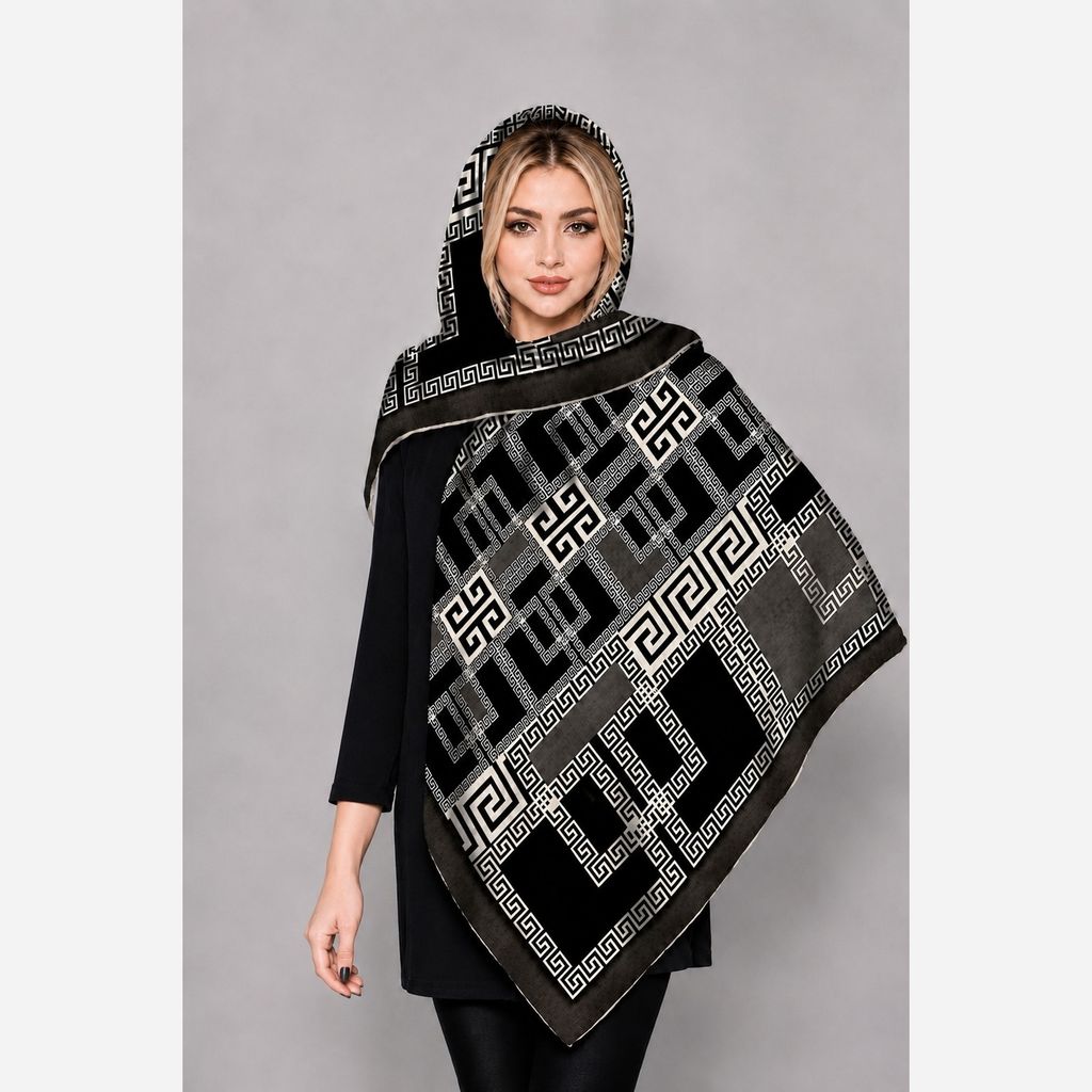 خرید اینترنتی قیمت روسری نخی قواره 130 سیمارو کد P35291