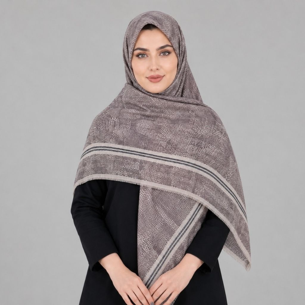 خرید اینترنتی قیمت روسری پلیسه قواره 120 کد A07