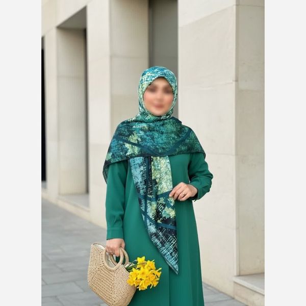 روسری نخی قواره 140 سی تو کد x488