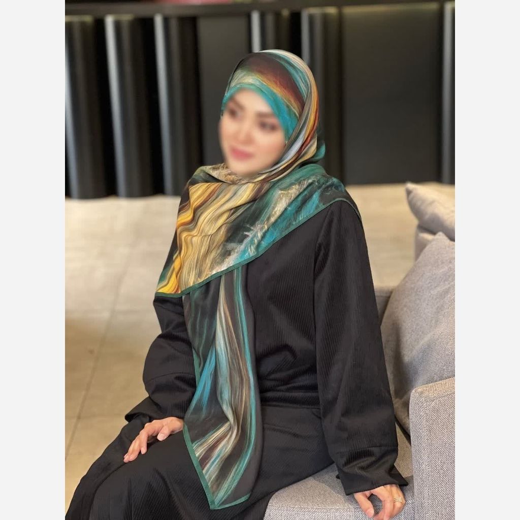 خرید اینترنتی قیمت روسری نخی قواره 140 سی تو کد x308