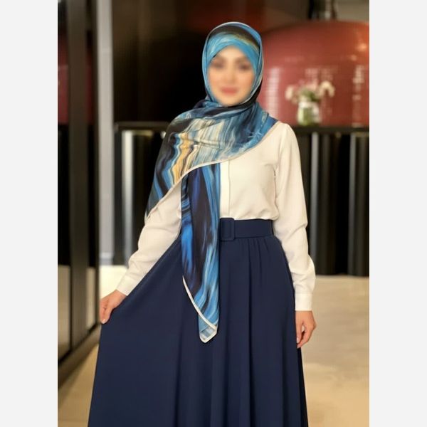 روسری نخی قواره 140 سی تو کد x307
