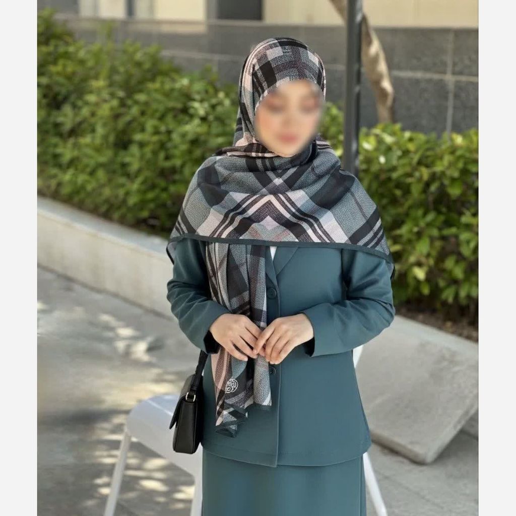 خرید اینترنتی قیمت روسری نخی قواره 140 سی تو کد 7