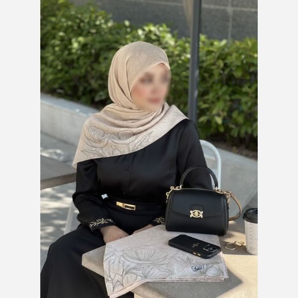 روسری نخی قواره 140 سی تو کد 6