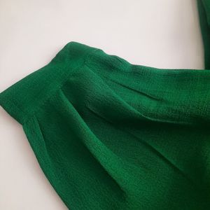 خرید اینترنتی قیمت شومیز زنانه تک جیب رنگ سبز فری سایز5