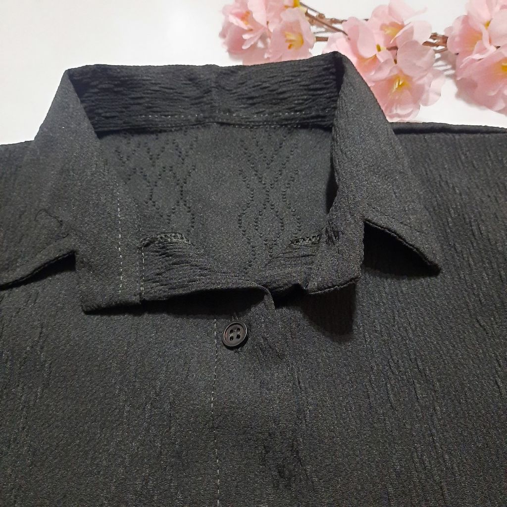 خرید اینترنتی قیمت شومیز مشکی فری سایز از سایز 38 تا 44