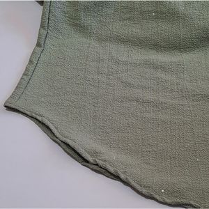 خرید اینترنتی قیمت شومیز زنانه نگین دار سبز سدری فری سایز از 38 تا44