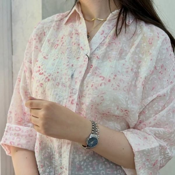 شومیز شیشه ای پلنگی