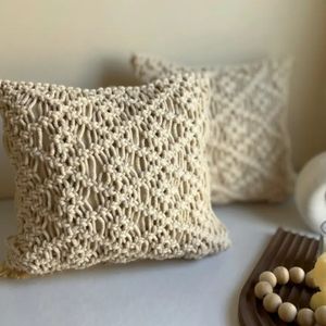 کاور کوسن مکرومه طرح ماهتاب