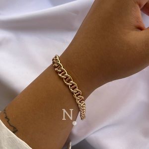 فروش اینترنتی دستبند زنانه مدل زنجیری طرح طلا ژوپینگ