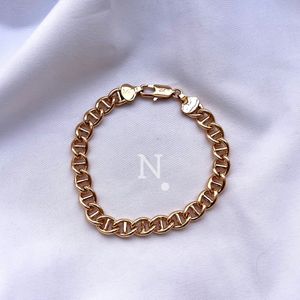 دستبند زنانه مدل زنجیری طرح طلا ژوپینگ