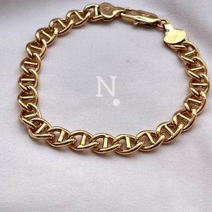 قیمت ارزان دستبند زنانه مدل زنجیری طرح طلا ژوپینگ