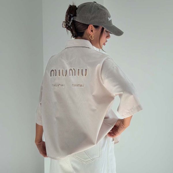 ست شومیز و شلوار راه راه MIU MIU کد 160976