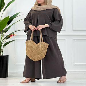 خرید اینترنتی قیمت ست مانتو تونیک شلوار گشاد لاله | تاتاتا