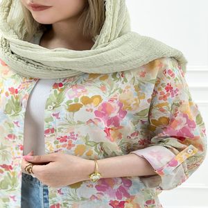 خرید اینترنتی قیمت شومیز مانتویی طرحدار آدلیا زنانه | تاتاتا