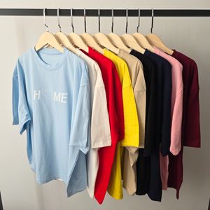 تی شرت نخ پنبه باکسی HOME