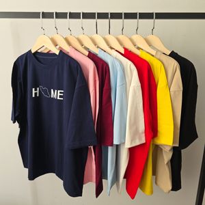 مشخصات تی شرت نخ پنبه باکسی HOME