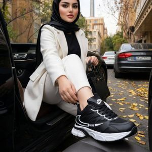 کتانی  زنانه دخترانه لژدار طبی مدل نایک