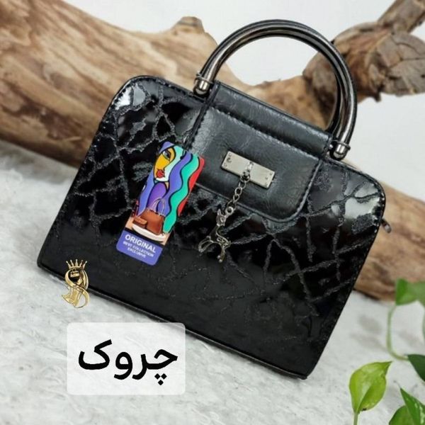 کیف مجلسی ورنی زنانه مدل آهو