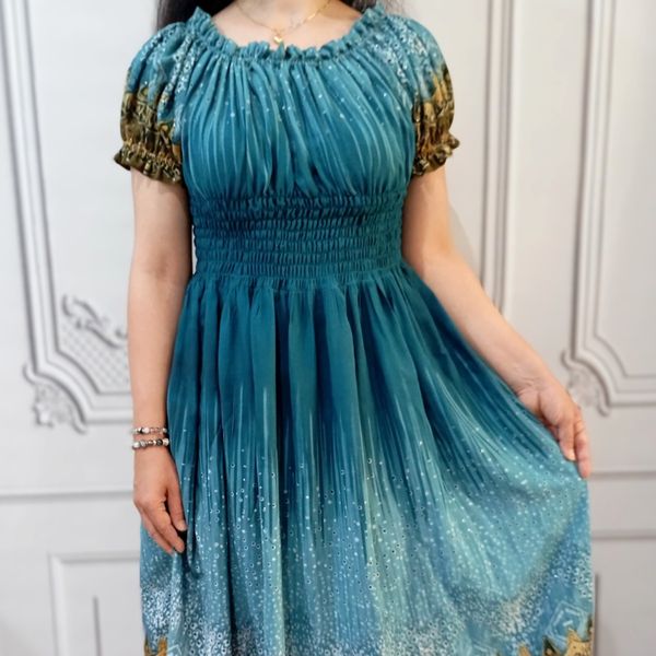 پیراهن ساحلی حاشیه دار