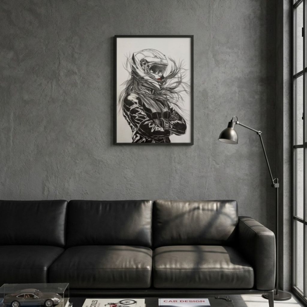 مشخصات تابلو نقاشی راید | 40×50 و 20×30 سانتی‌مترض
