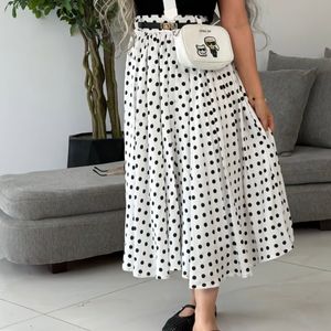 قیمت ارزان ساتن سیلک خالدار دو سایزی