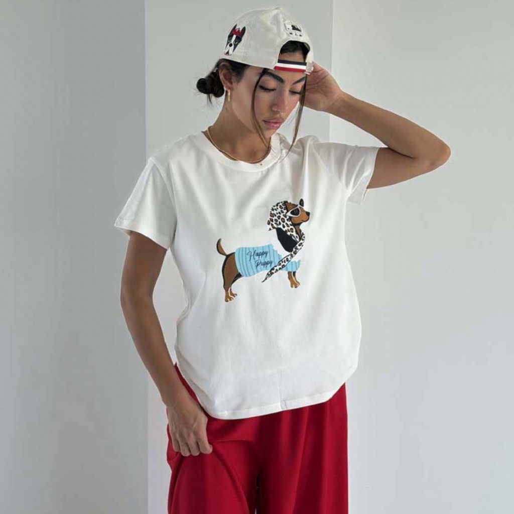خرید اینترنتی تیشرت HAPPY PUPPY NISAN کد 180827