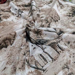 قیمت پارچه ملحفه طرح کلبه عرض 2 متر کد A