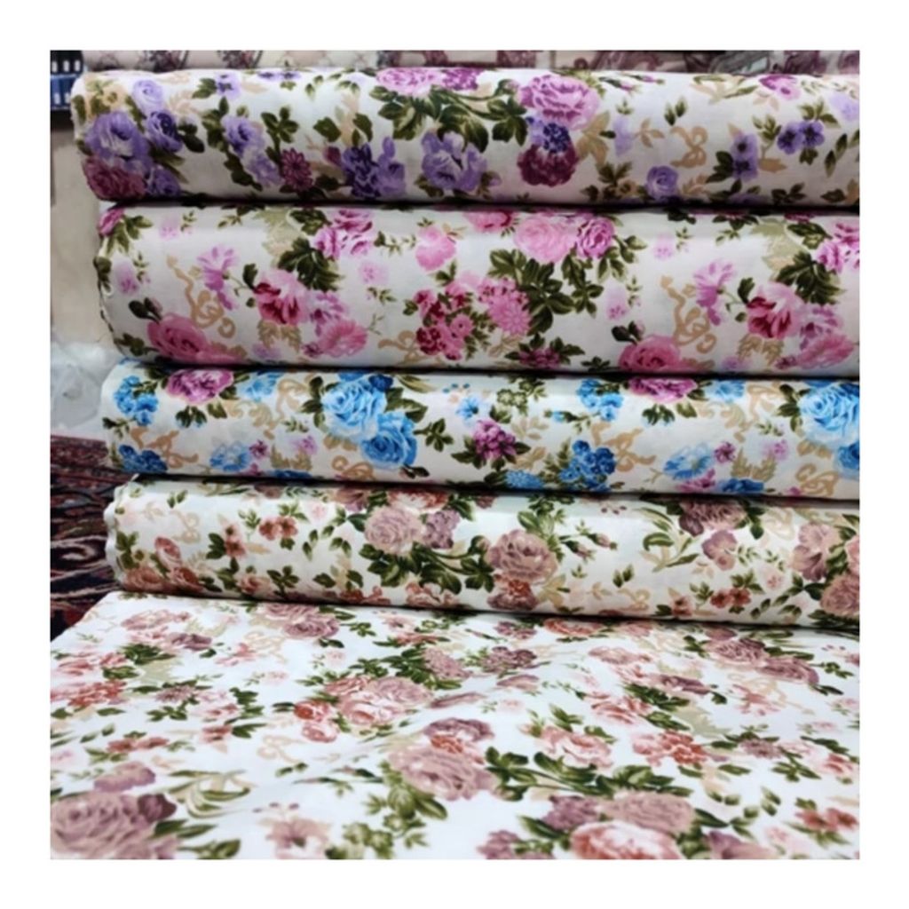 خرید اینترنتی قیمت رو بالشی مدل گلدار کد BC01 سایز 6747 سانتی متر بسته 2 عددی